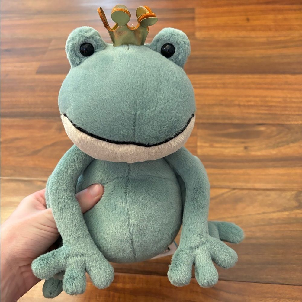 Jellycat Fabian the Frog Prince NWT
